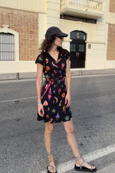 Chameleon Burning Love double-sided mini dress